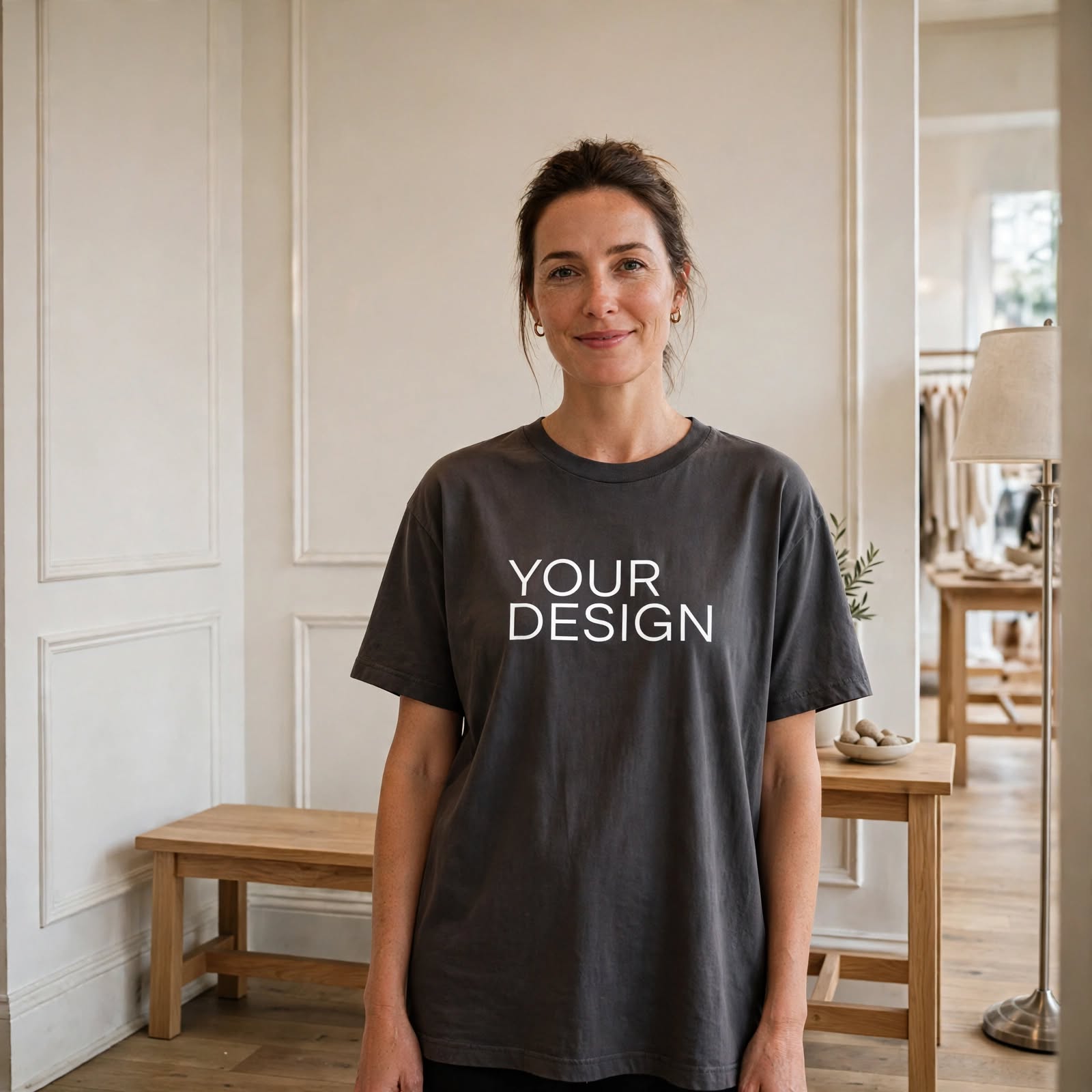 womens comfort colors boxy tshirt pepper white print mockup womens comfort colors boxy tshirt pepper white print mockup